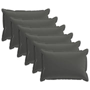 Federa 6 pcs HOUTEN Antracite 50 x 70 cm Poliestere 919568