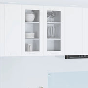 Armadio pensile 2 pcs Bianco 40 x 31 x 80 cm Legno multistrato