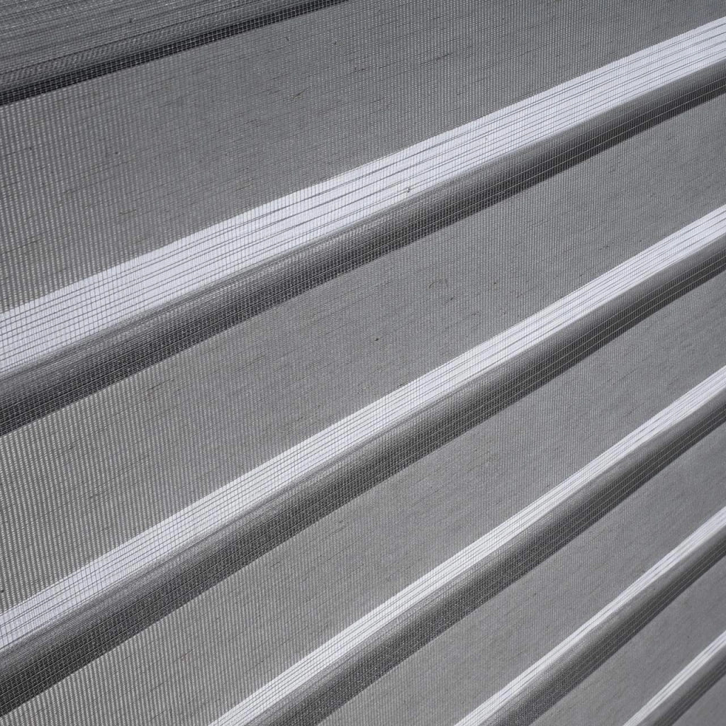 Tenda a rullo zebrata giorno e notte per finestre trasparenti o oscuranti effetto legno 70x150cm grigio 19_0000812