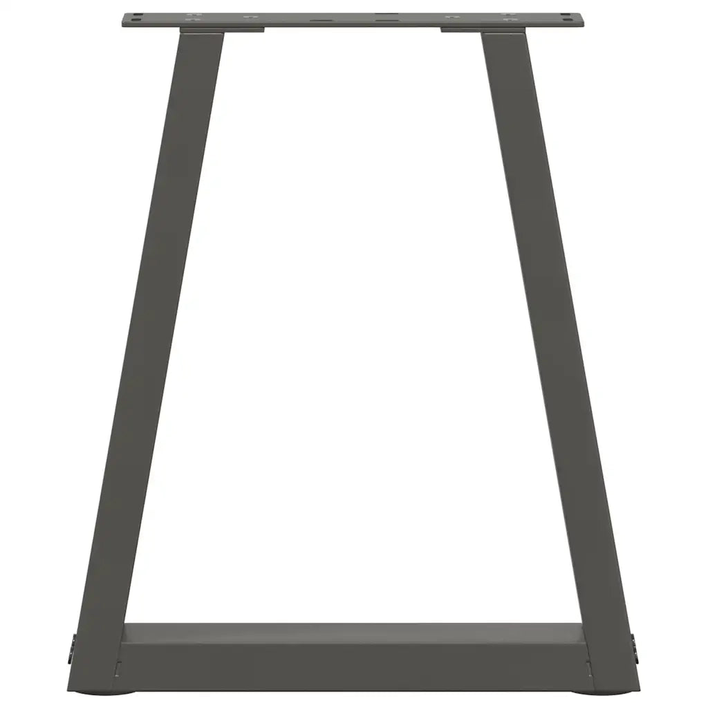 vidaXL Gambe per Tavolino da Caffè a Forma di V 2 pz Antracite 38x(42-43,3) cm Acciaio