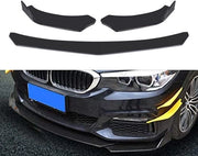 Kit di protezione per la parte anteriore del bumper universale per auto 4 pezzi con spoiler, splitter, canard e protezione ABS