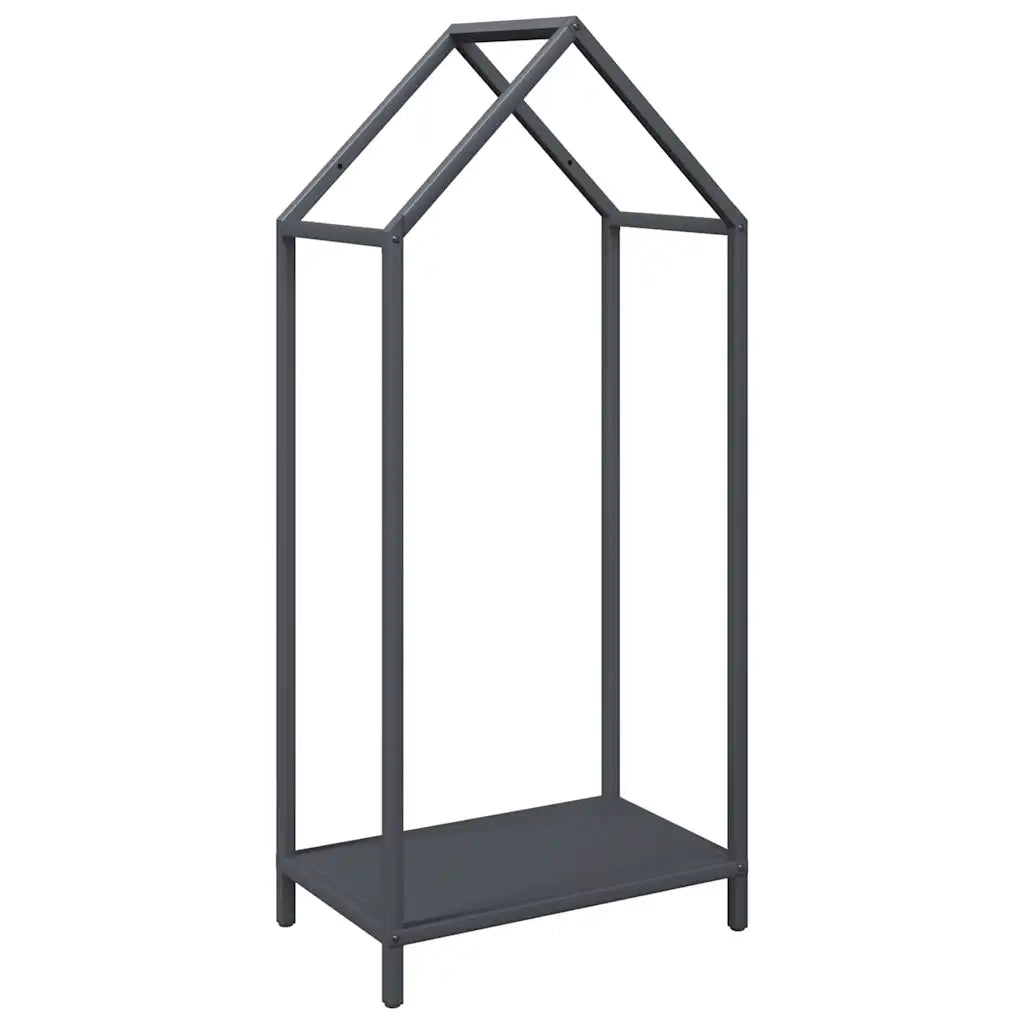Rastrelliera per Legna da Ardere Antracite 40x25x90 cm CFW2685202