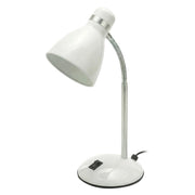 Lampada da Tavolo E27 Velamp Baker 7 w Bianca