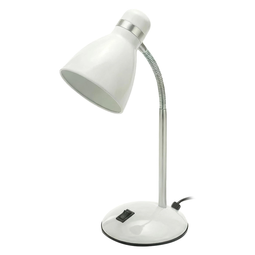 Lampada da Tavolo E27 Velamp Baker 7 w Bianca