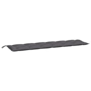 Cuscino per Panca | Cuscini per sedie Antracite 200x50x7 cm in Tessuto Oxford