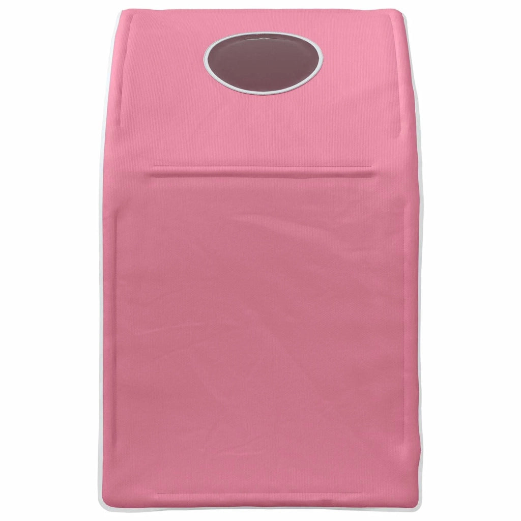 Tunnel per Letto 2 pcs Rosa 211 x 52,5 x 2 cm Poliestere 893705