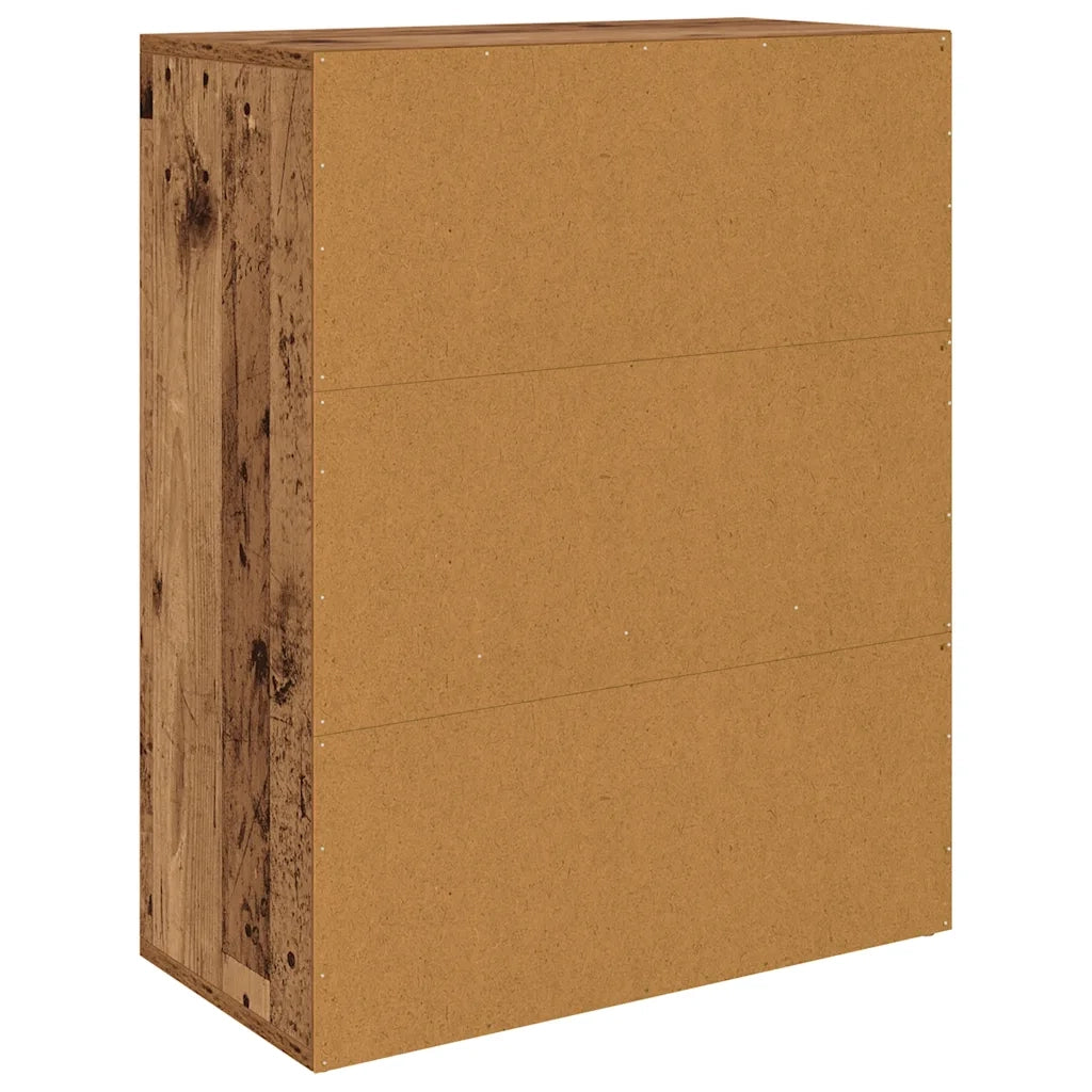 Credenza Legno Antico 60x30x75 cm in Legno Multistrato 855896
