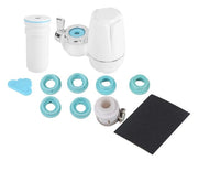 Filtro Acqua con Core Ceramico Lavabile - Filtro Acqua per Rubinetto - Filtro Acqua per Macchina del Caffè - Purificatore Acqua per Emergenze - Adatto per 5-65°C