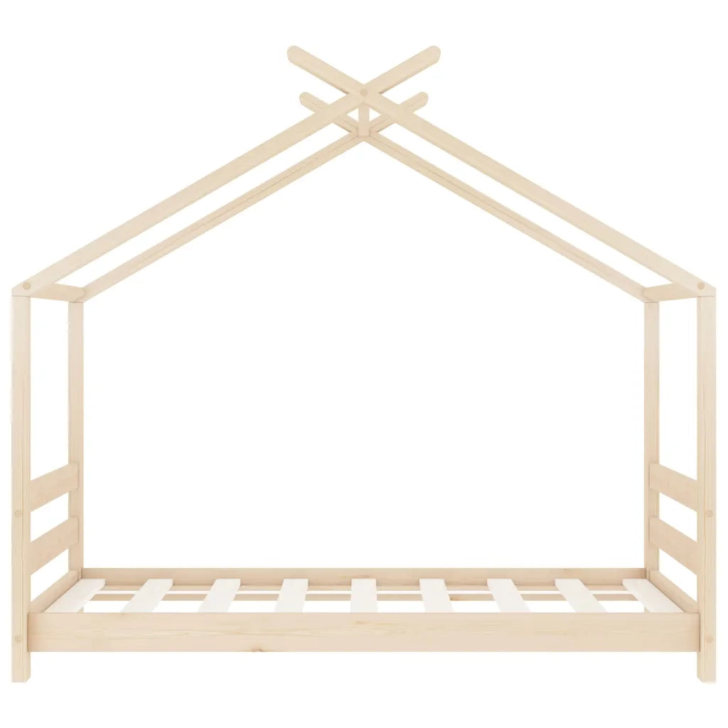 Giroletto per Bambini in Legno Massello di Pino 70x140 cm 289607