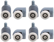Ruote per doccia in plastica/nylon - 304 acciaio inossidabile - 8 pezzi - diametro ruota 25 x 5 mm