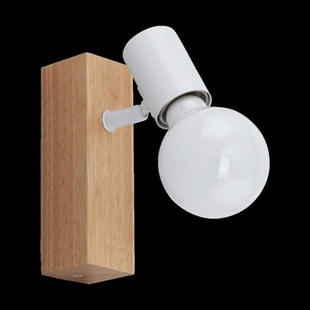 Balken/1 E27 Eiche/Weiss Townshend 3 - Eglo