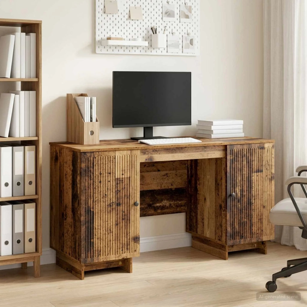 Scrivania Legno antico Legno ingegnerizzato 142,5 x 50 x 75 cm 3414574