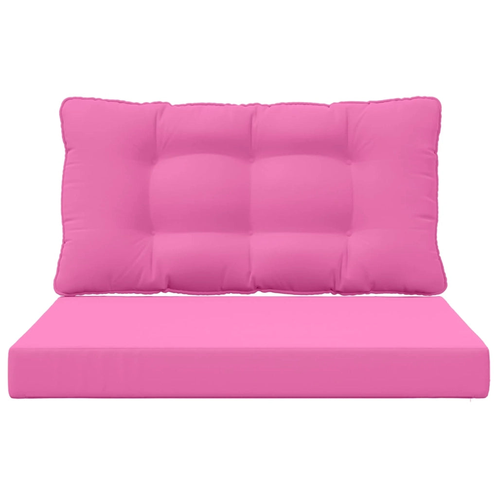 Cuscino per divano da esterno 2 pcs Rosa Poliestere