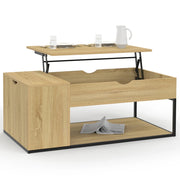 IDMarket - Tavolino DETROIT con scatola dal design industriale