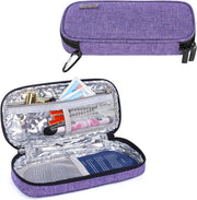 Tas diabete per viaggio - termotesta per diabetici - blu