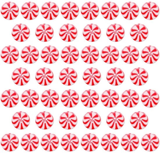 Decorazioni per dolci - 50 pezzi - Ronde con 4 fori