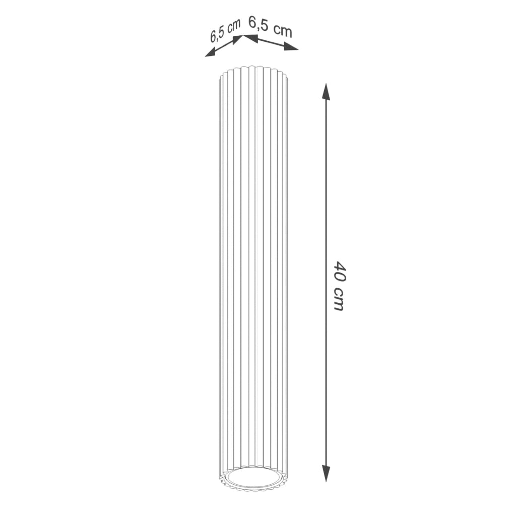 Spot soffitto moderno ottone tondo 40cm GU10 10W Gravio