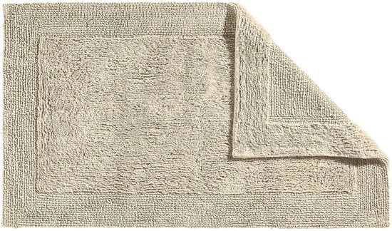Pavimento in tessuto Uni Serie Stuttgart beige, dimensioni 60x100 cm - spessore extra, alta assorbimento, 100% cotone