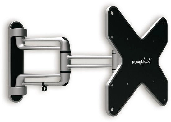 Montante per TV stile 37C - Piatto, completamente regolabile, inclinabile, girevole per schermi fino a 94 cm / 37 pollici / VESA 200