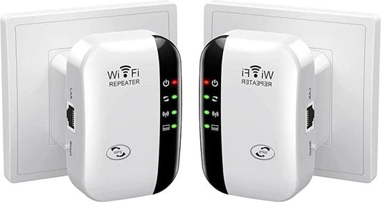 Ripetitore Wi-Fi - Estensore Wi-Fi - Booster Internet - Amplificatore Wi-Fi - Estensore Wi-Fi con Porta 300 Mbit/s