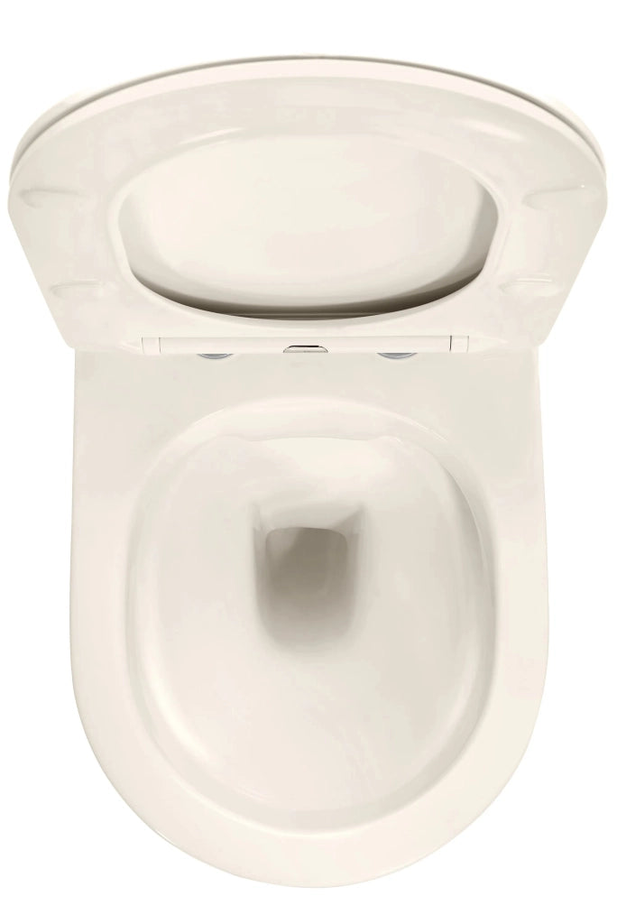 Vaso Wc Sospeso Rea Carlo Mini Rimless Ecru