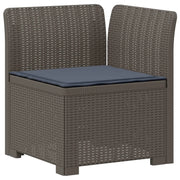 Divano da Giardino a 1 Posto con Cuscino Aspetto Rattan PP 8011831