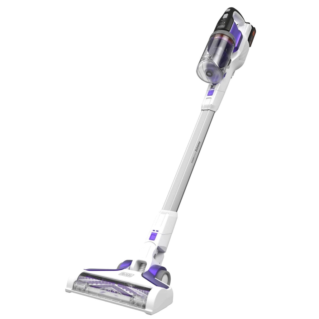 Black and Decker BHFEV1825CP Aspirapolvere a Bastone 2 in 1 Ciclonico 0,65 L 18 V 2,5 Ah 72 min autonomia colore Bianco