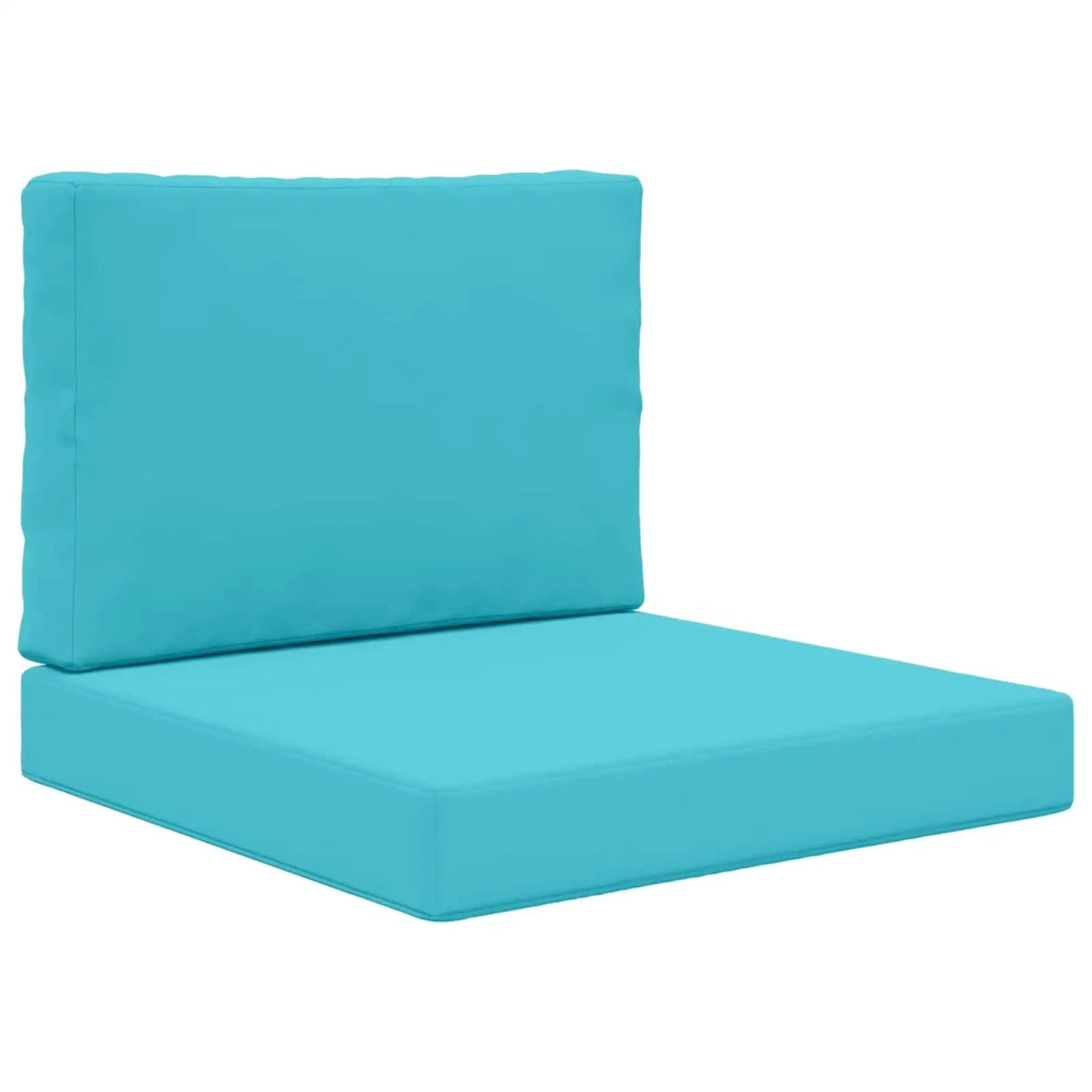 Cuscino per divano da esterno 2 pcs Turchese Poliestere