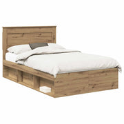 Letto matrimoniale | Letto per adulti | Struttura del letto Rovere Artigianale 120 x 190 cm