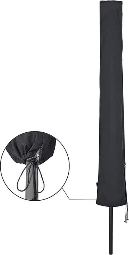 Parasole Premium Copertura di Protezione per Parasole fino a Ø 300 cm - Copertura per Ombrelloni - Protezione Universale con Proprietà idrorepellenti e UV - Antracite.