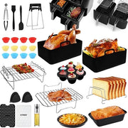 Accessori per Frittelle a Vapore - 128 pezzi - Dual Zone - Griglia a Doppio Strato