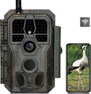 Cassa da osservazione con visibilità notturna - 4K Ultra HD - Ricaricabile - Impermeabile - Monitor di natura