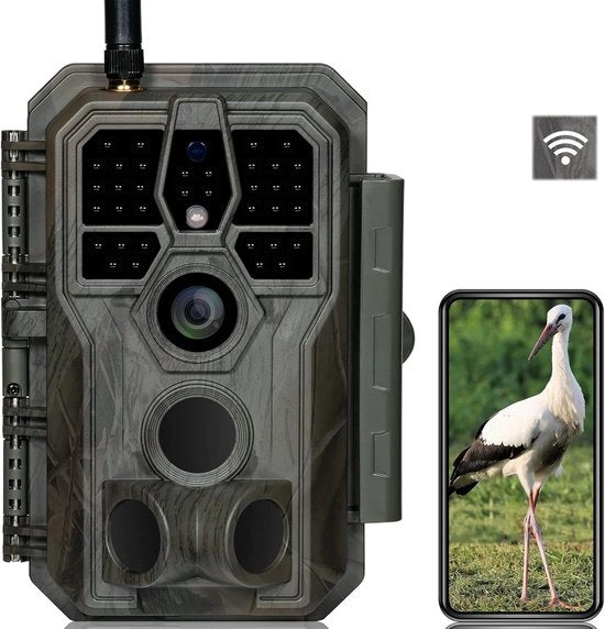 Cassa da osservazione con visibilità notturna - 4K Ultra HD - Ricaricabile - Impermeabile - Monitor di natura