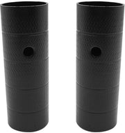 Supporti Antiscivolo per Bicicletta - 4 Pezzi - Adatto per Bicicletta/Mountain Bike/BMX - Realizzato in Alluminio di Alta Qualità - 110x38 mm - Peso Ridotto 130 g - Supporti per Bicicletta