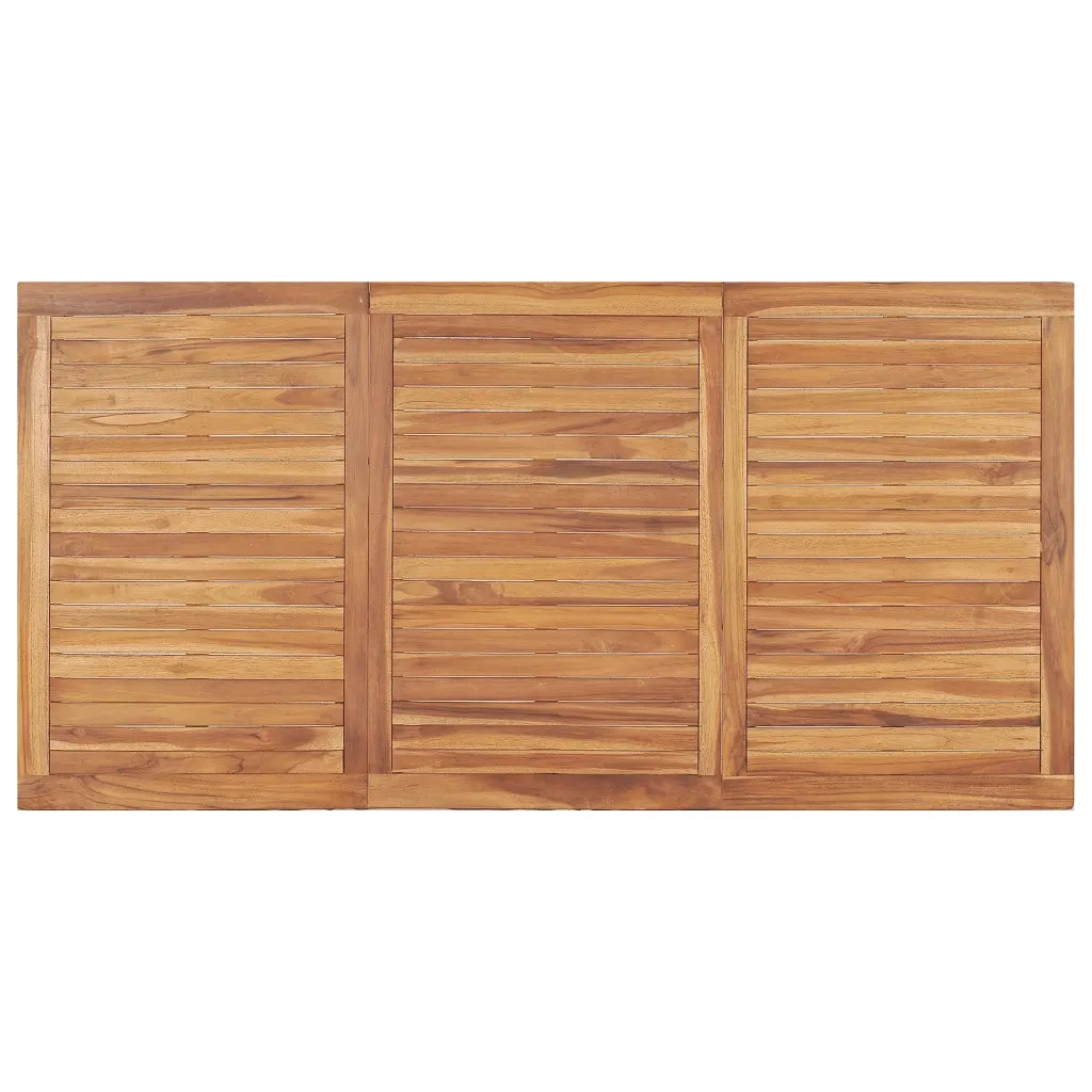 Set da pranzo da giardino 9 pz 180x90 cm in legno massello di teak 3059942