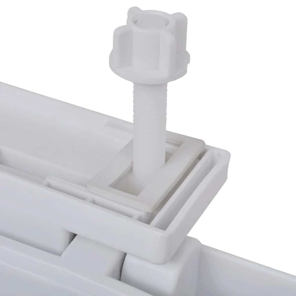 Set di due sedili per WC con coperchio in plastica bianca 02_0002956