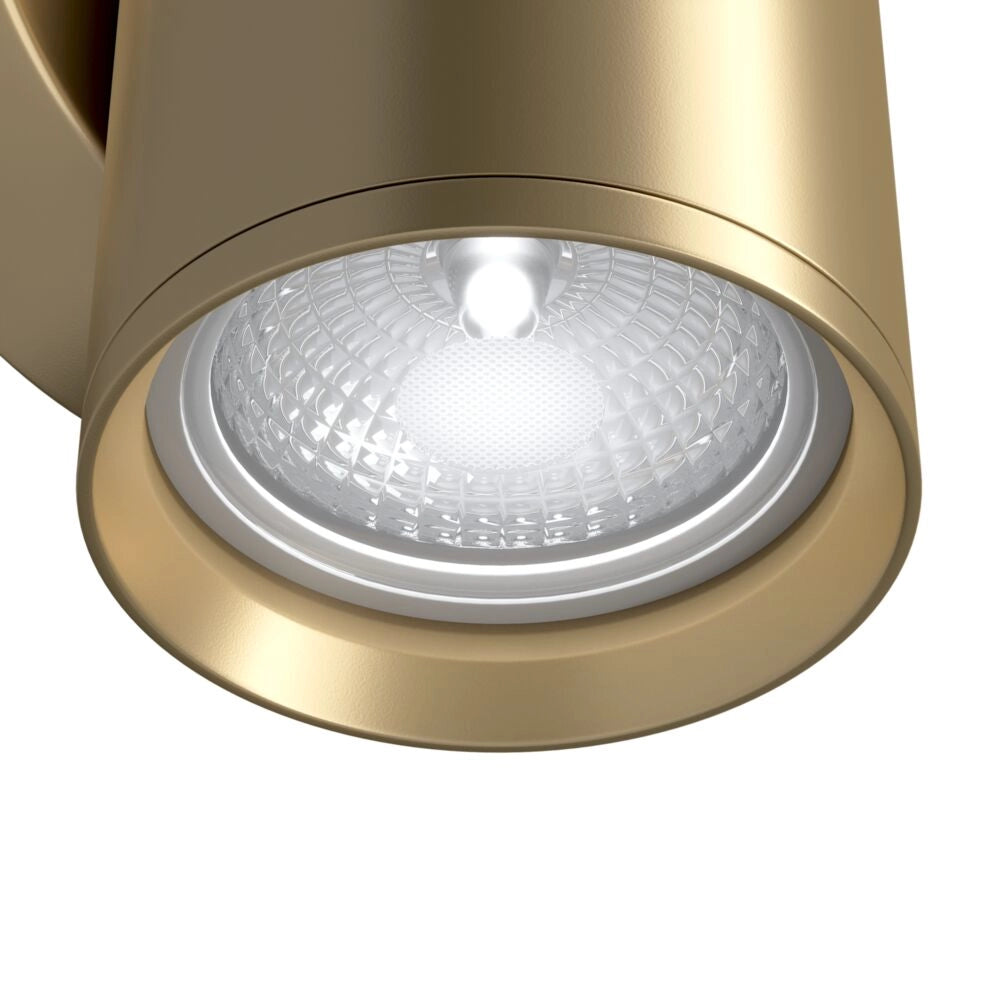 Applique tubo oro alluminio 10cm FOCUS S Maytoni GU10 10W