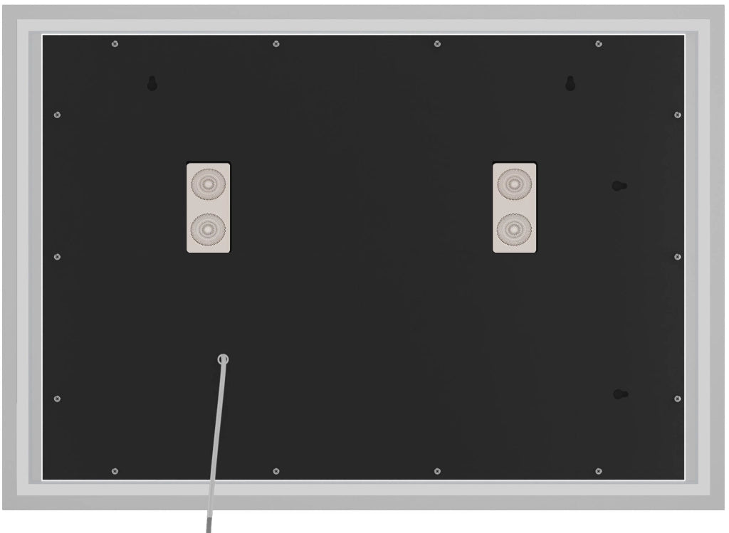 Badspiegel Jaffrey 70x100 mit Bluetooth