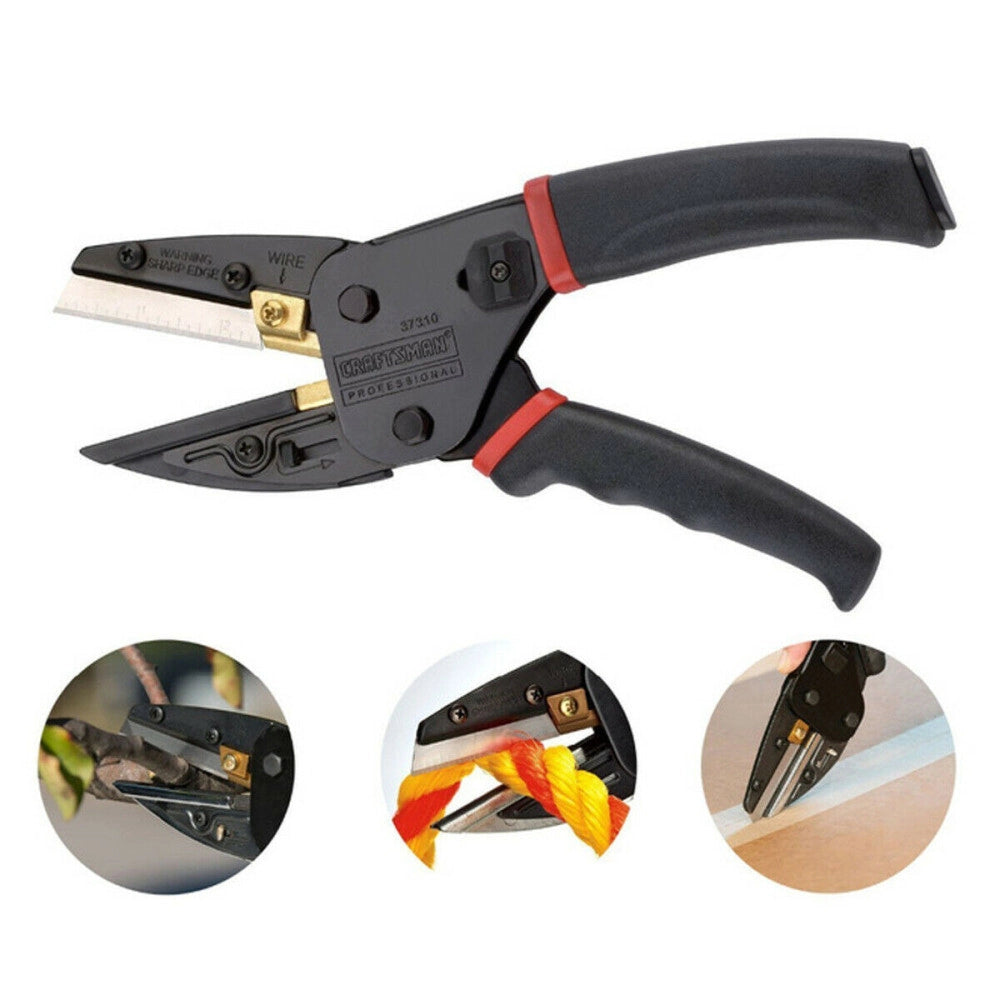 Trade Shop - Multi Cut 3 In 1 Utensile Da Taglio Forbice Pinza Ultra Potente Giardino Lavoro -