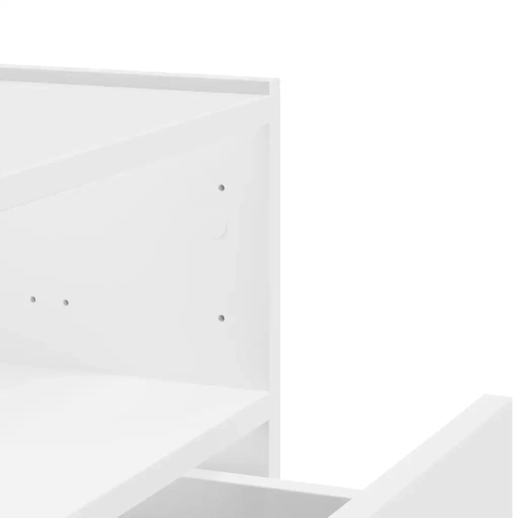 Comodini a Muro 2 pz Bianchi 45x30x35 cm