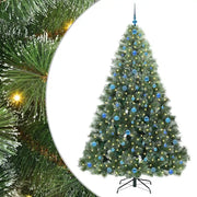 Albero di Natale | Decorazioni natalizie artificiale con 300 LED Verde 210 cm PE e PVC