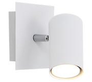Faretto Soffitto Parete Spot 3W GU10 Cilindro Bianco Marley GD Trio