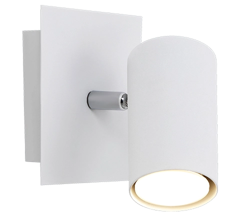 Faretto Soffitto Parete Spot 3W GU10 Cilindro Bianco Marley GD Trio