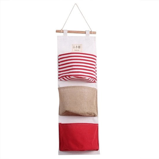 Organizzatore per abbigliamento 3 livelli - con design stile - per armadio - per bagno - ecologico - con design elegante - contenitore per oggetti