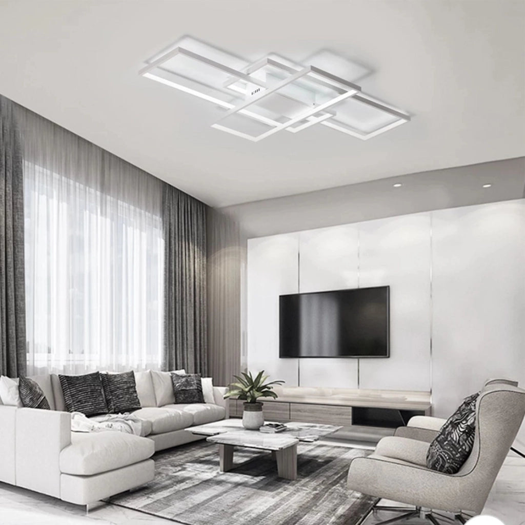 Plafoniera Moderna A Led + Telecomando App660 Bianco