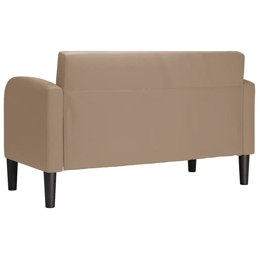 Divano | Divano da soggiorno | Sofa Divanetto Cappuccino 110 cm in Similpelle