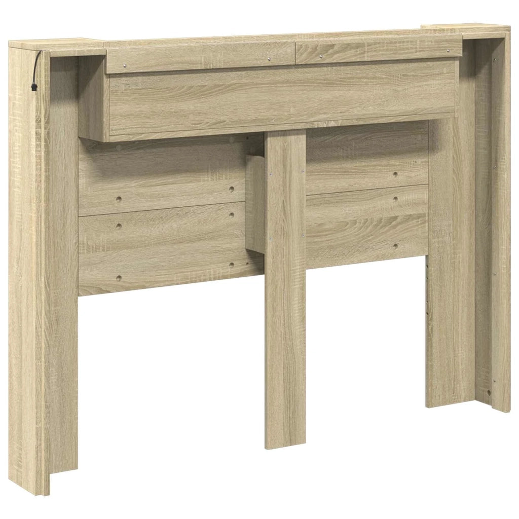 Testiera Letto Rovere Sonoma Legno ingegnerizzato