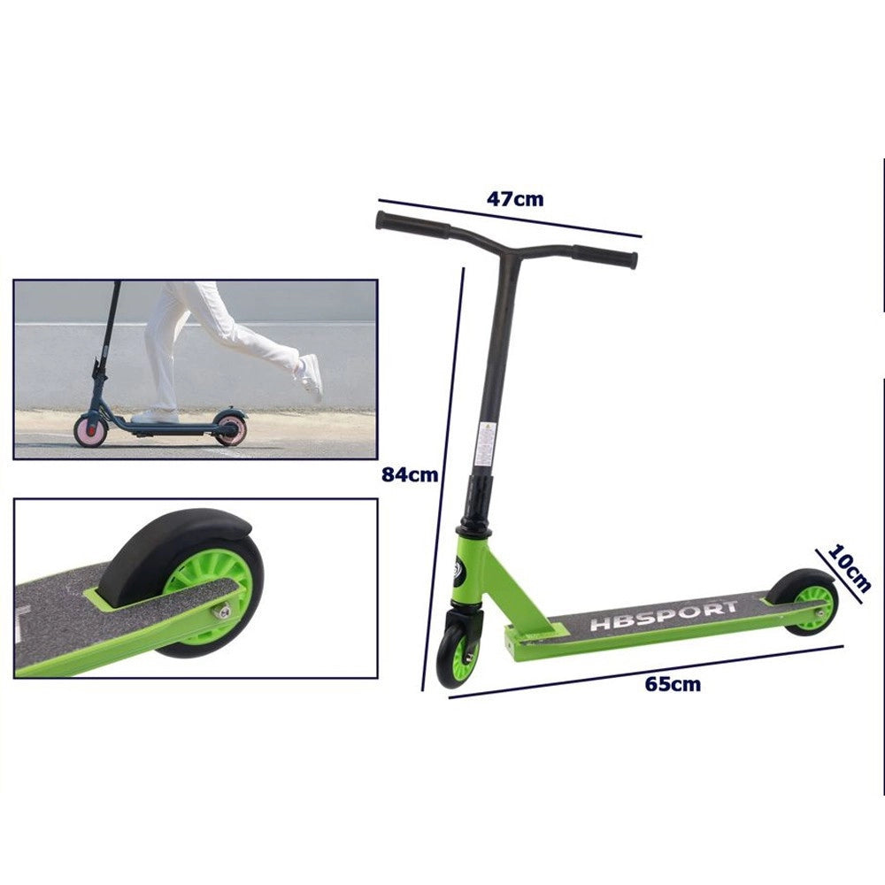Trade Shop - Monopattino Due Ruote Veloce E Leggero Versatile Per Bambini E Ragazzi Svago -