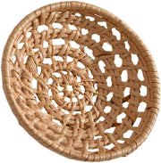 Fruitiera rotonda artigianale - tavola da frutta rotonda - tavola da pane - tavolo da servizio - tavola da portata - tavola da dolci per feste (color cotto)