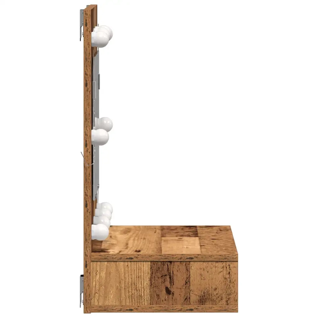 Mobiletto per specchio Legno vecchio 60 x 31,5 x 62 cm 873880